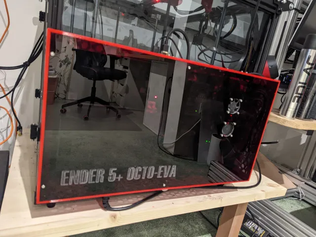 Enclosed Electronics Case for Printers