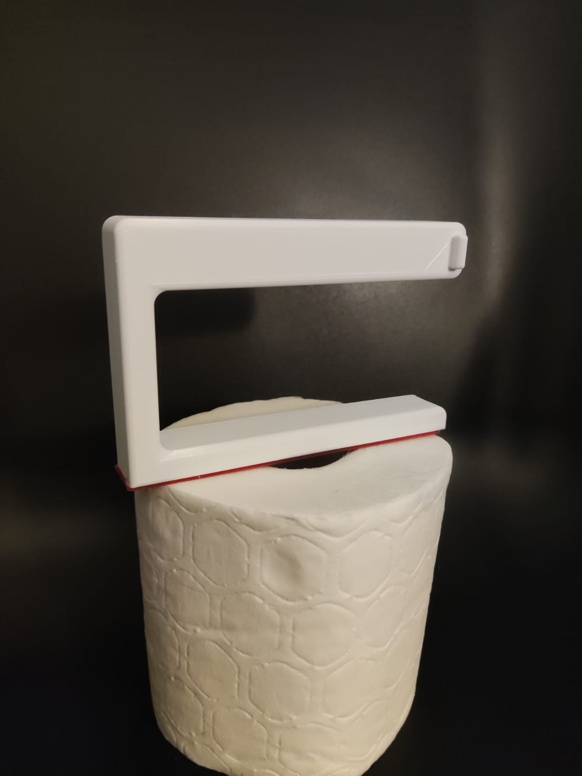 Toilet Roll Holder (World's greatest 3D-printed, stick-on toilet roller)