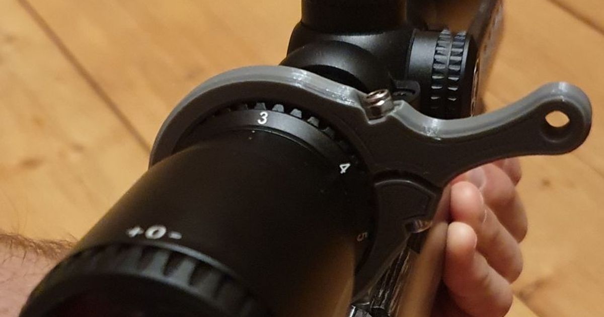 Throw Lever (quick zoom change) for Ø42mm ring diameter by Chewbugga