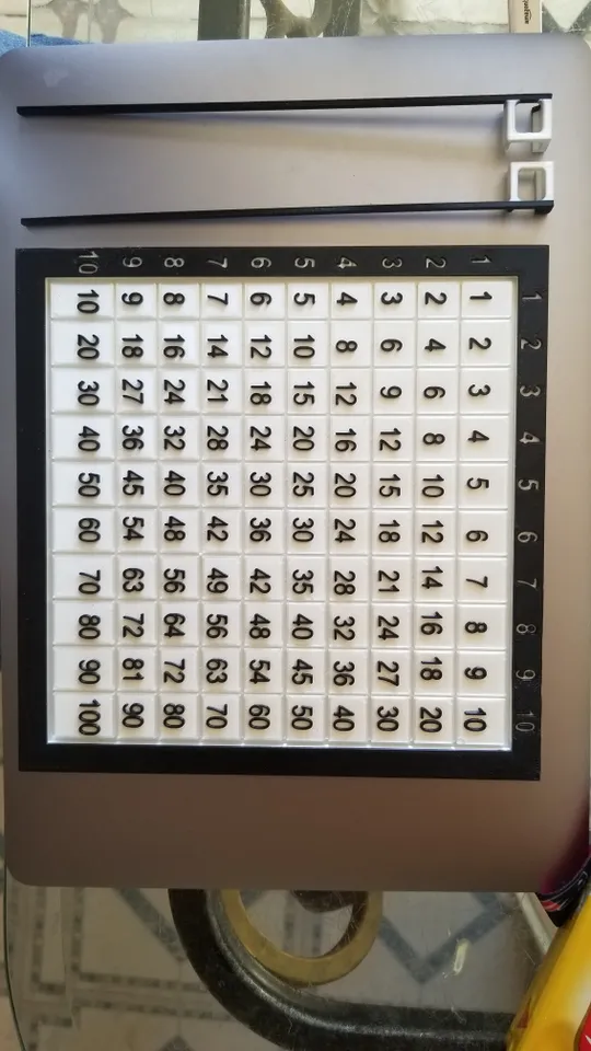 Multiplication Table by Mocodroid, Download free STL model