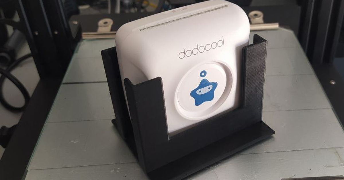 Dodocool thermal printer stand by DonMarmoto Download free STL model