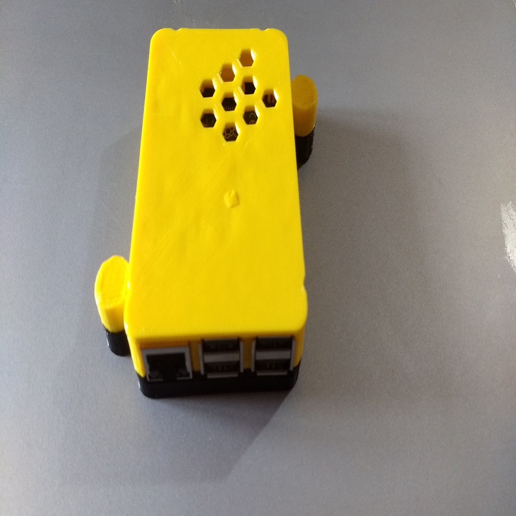 Raspberry Pi 2 - 3 B+ case with magnetic lock by mattoni | Download ...