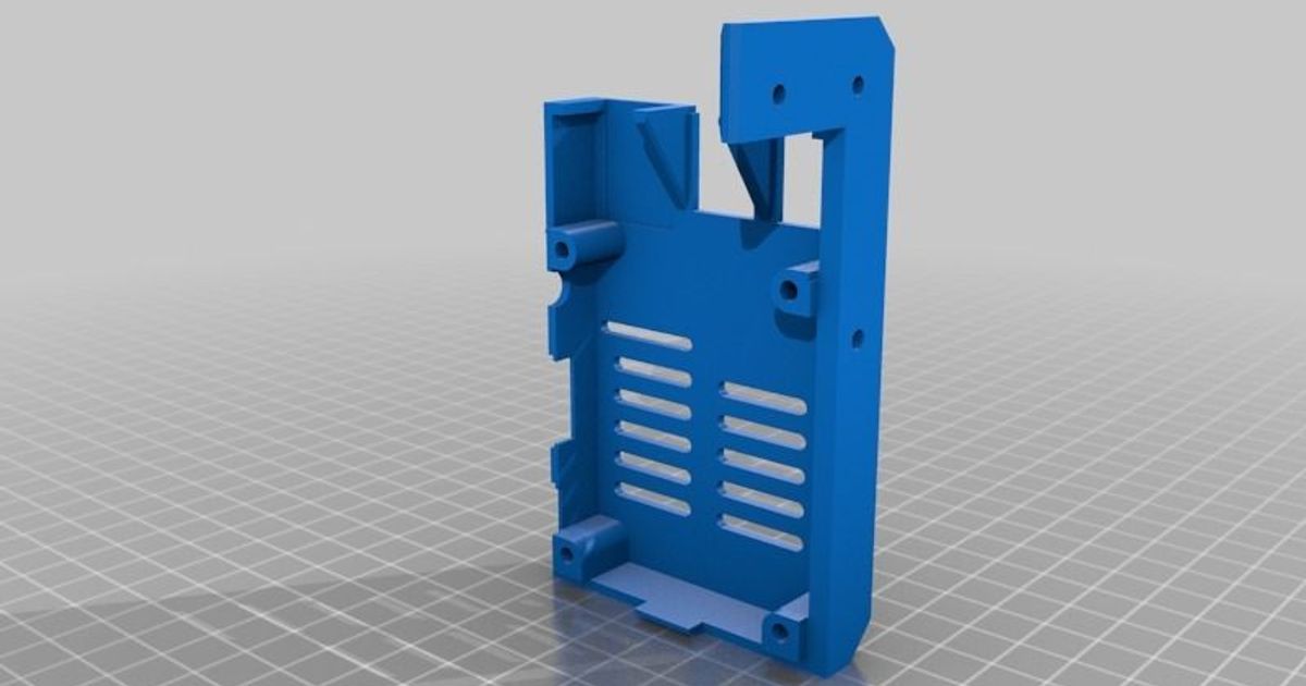 Raspberry Pi case for Prusa i3 / i3 Mk2 MM with GPIO by mdj | Download free STL model ...