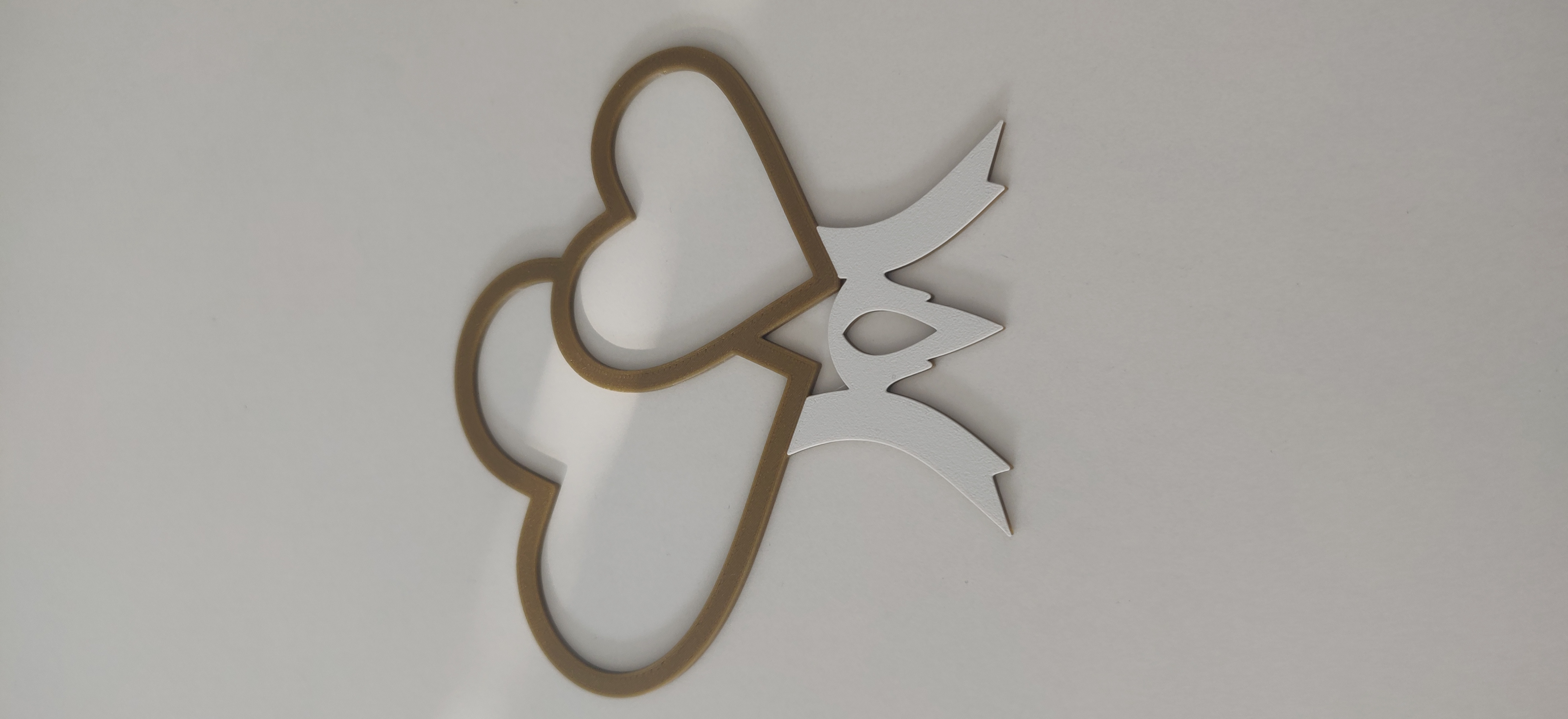 Cake topper hearts