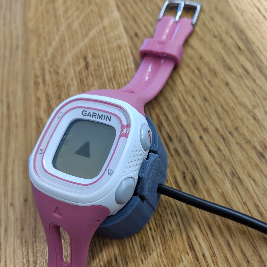 Garmin Forerunner 10 watch USB dock by WDonders | Download free STL ...