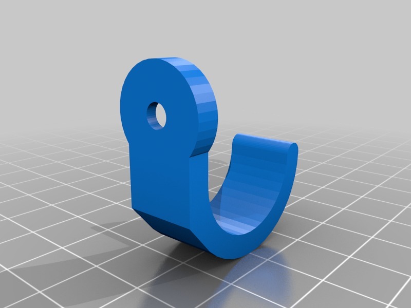 Miniatura 4 do modelo 3D Simple Hook (wall mounted)