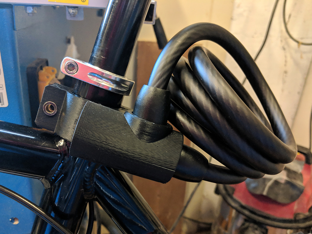 Spiral fashion bike lock