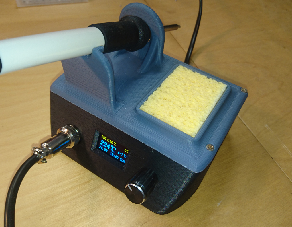 T12 Soldering station case 0.96 inch OLED