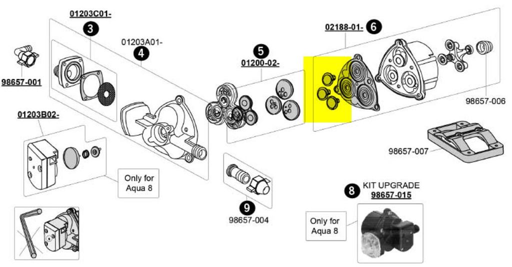 Fiamma aqua 8 pump piston replacement by WDonders Download free STL