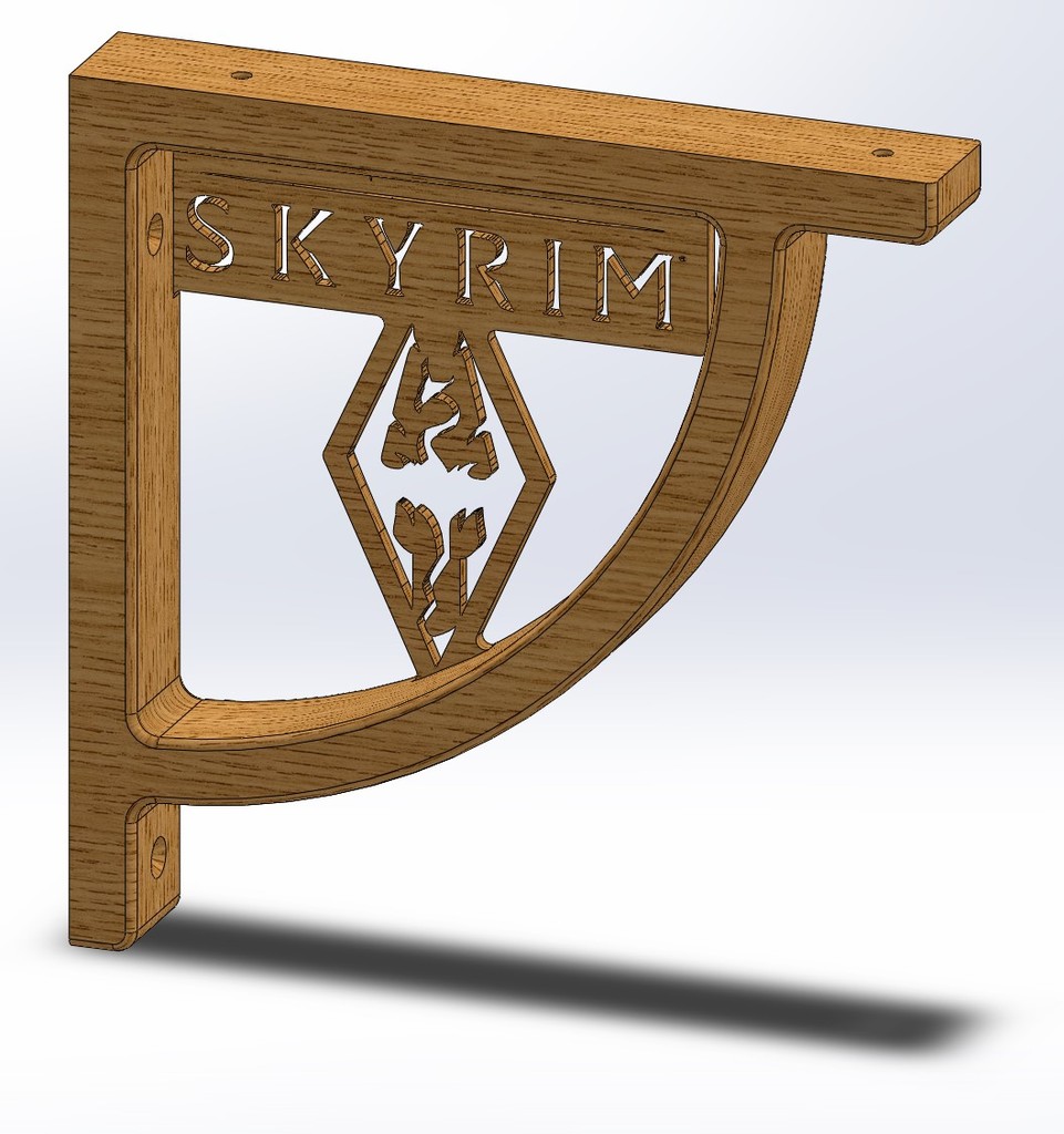 EQUERRE D'ÉTAGÈRE / shelf bracket Skyrim The Elder Scroll V