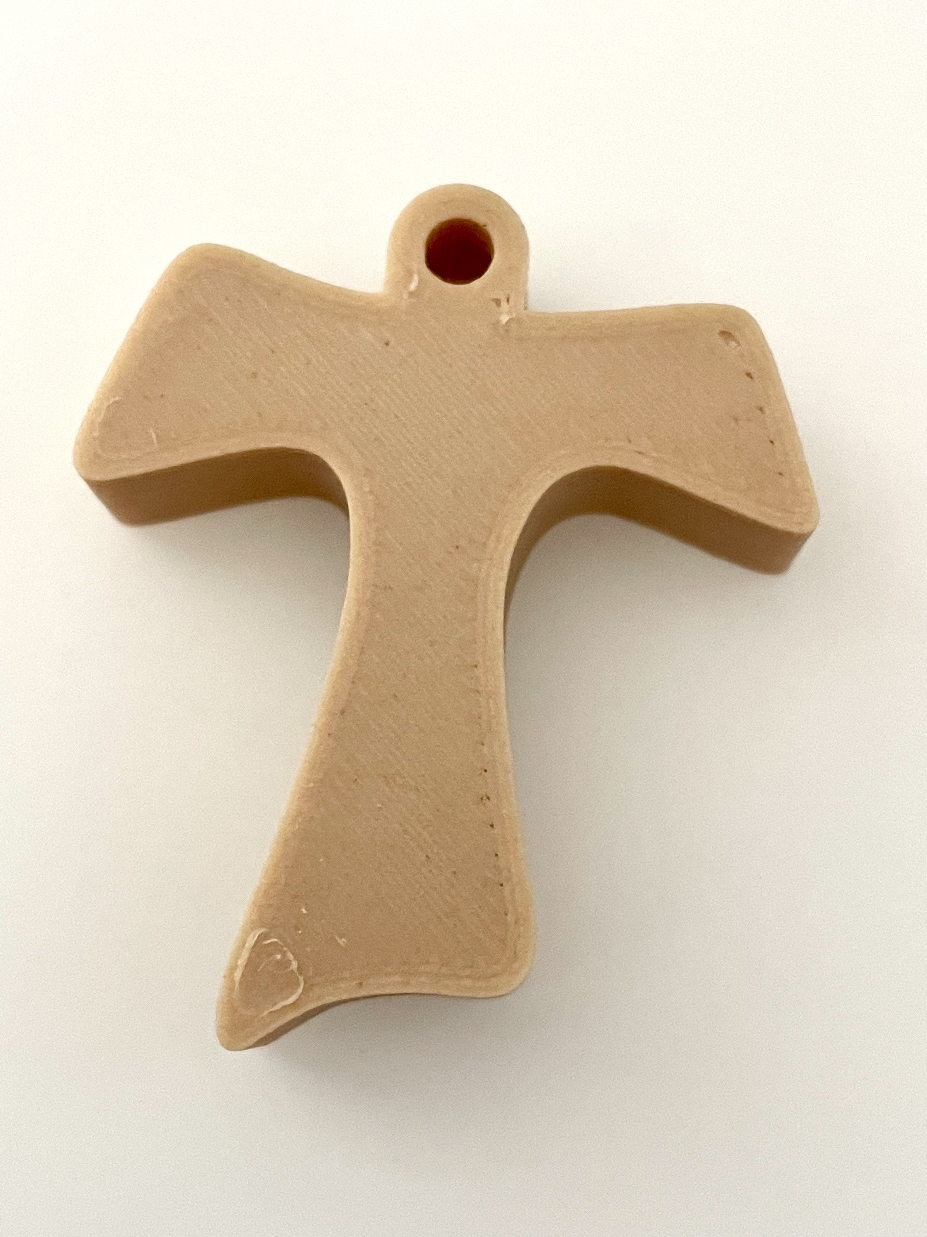 Saint Francis Cross (Tau Cross) pendant - Solid Version