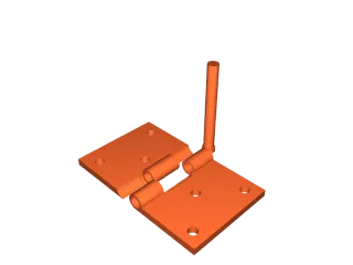 simple hinge by Charles | Download free STL model | Printables.com