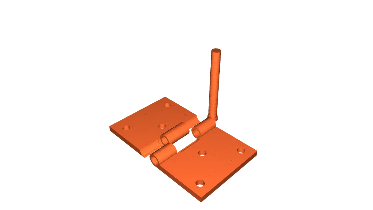 simple hinge by Charles | Download free STL model | Printables.com
