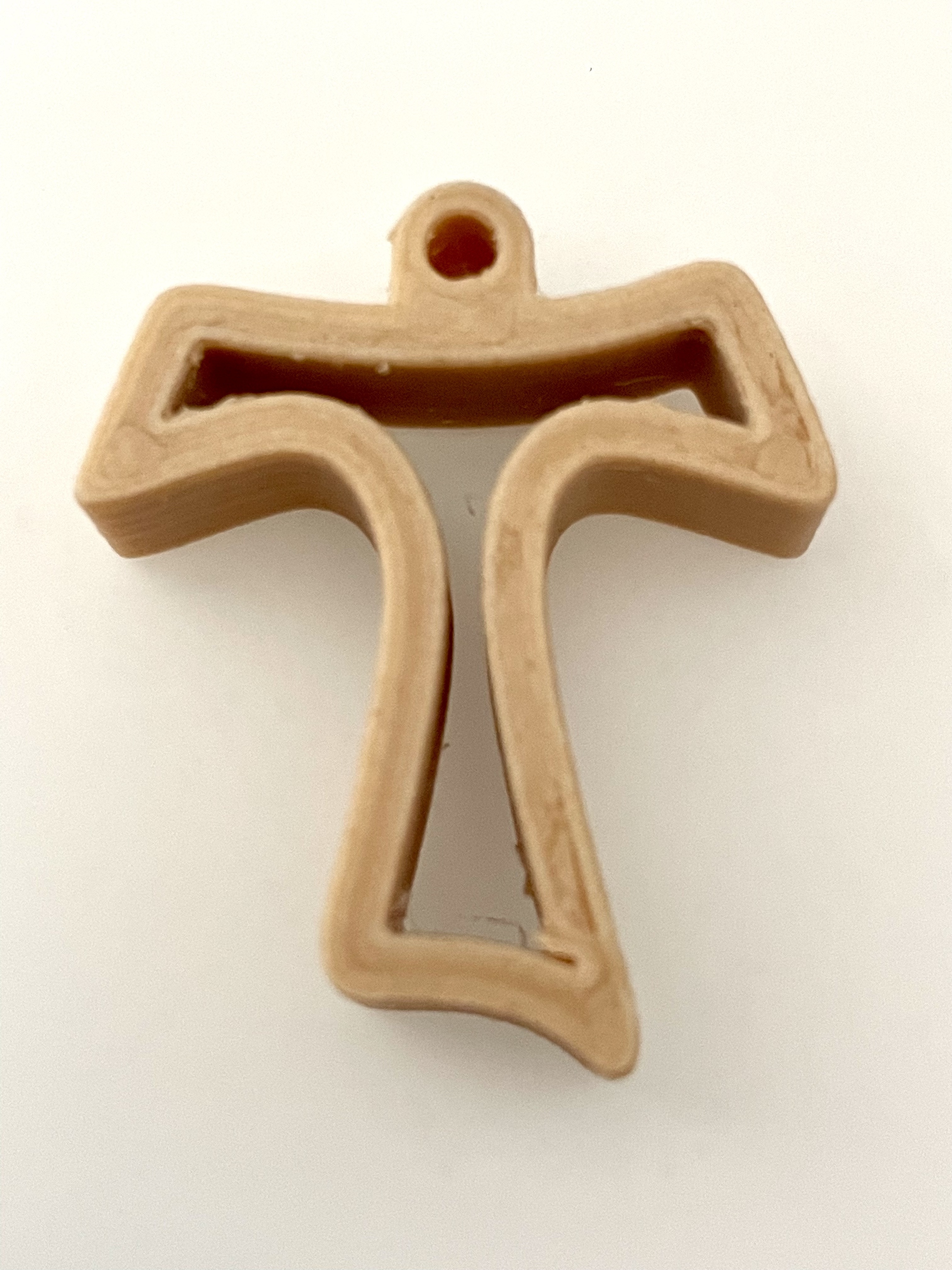 Saint Francis Cross (Tau Cross) pendant - Hollow Version