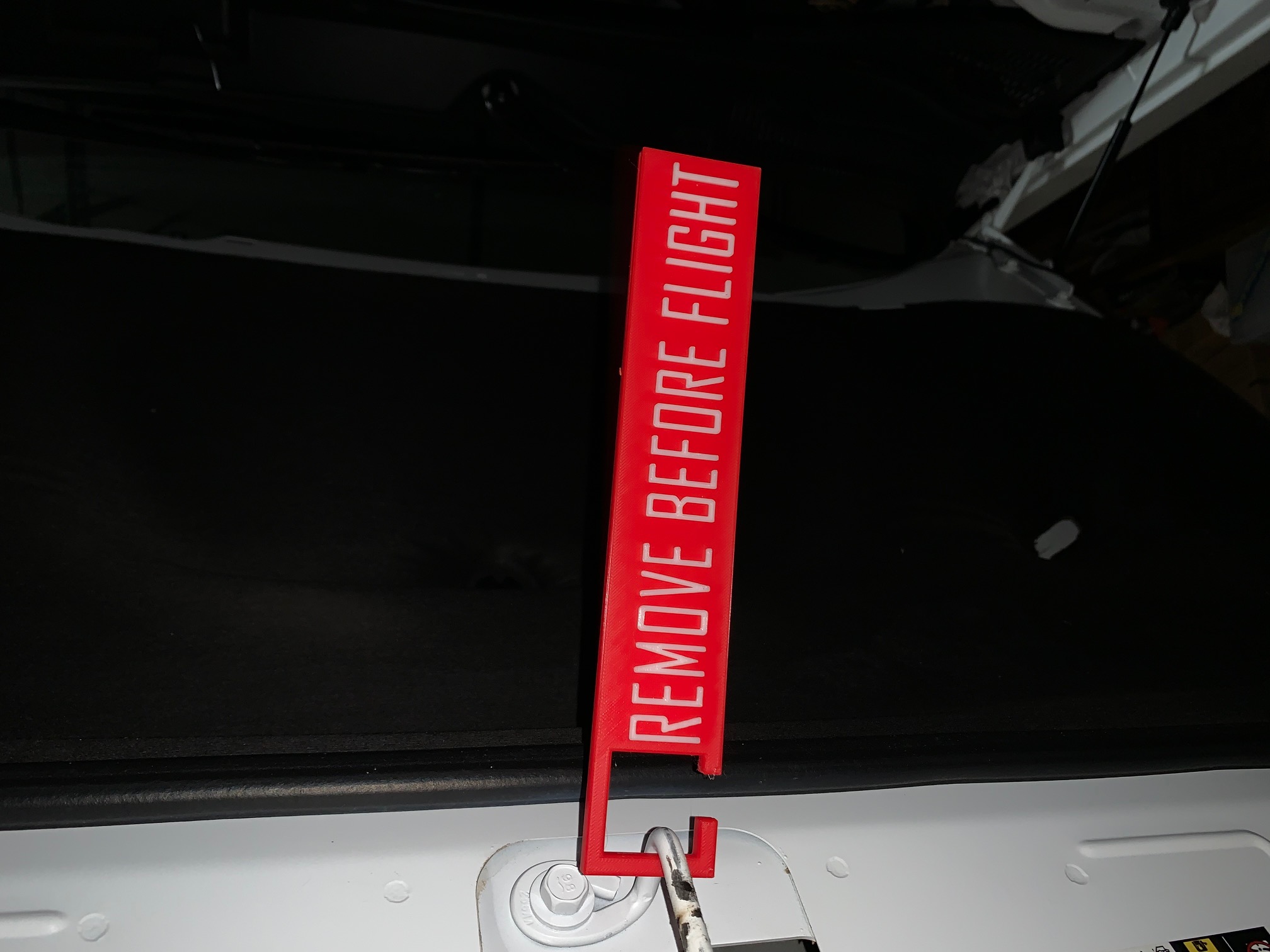 Remove Before Flight Tag