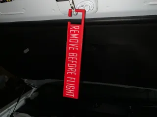 Remove Before Flight Tag