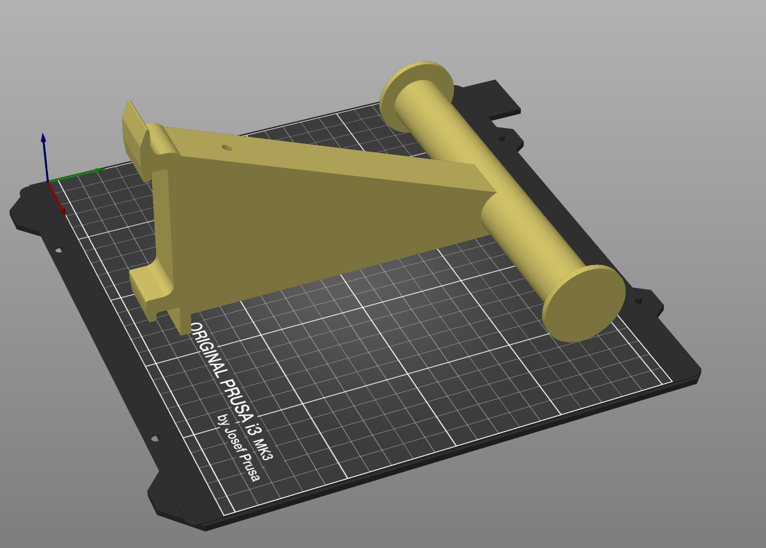 Gladiator wall 2x filament spool holder