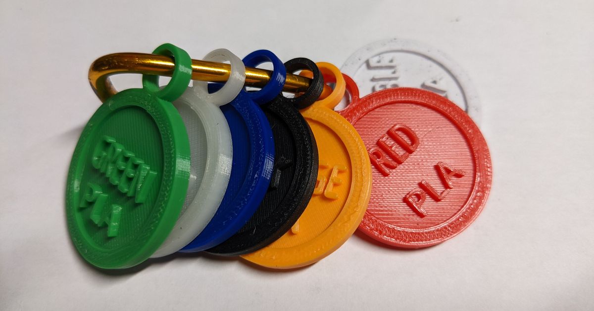 Filament color swatches by pd download free stl model printables