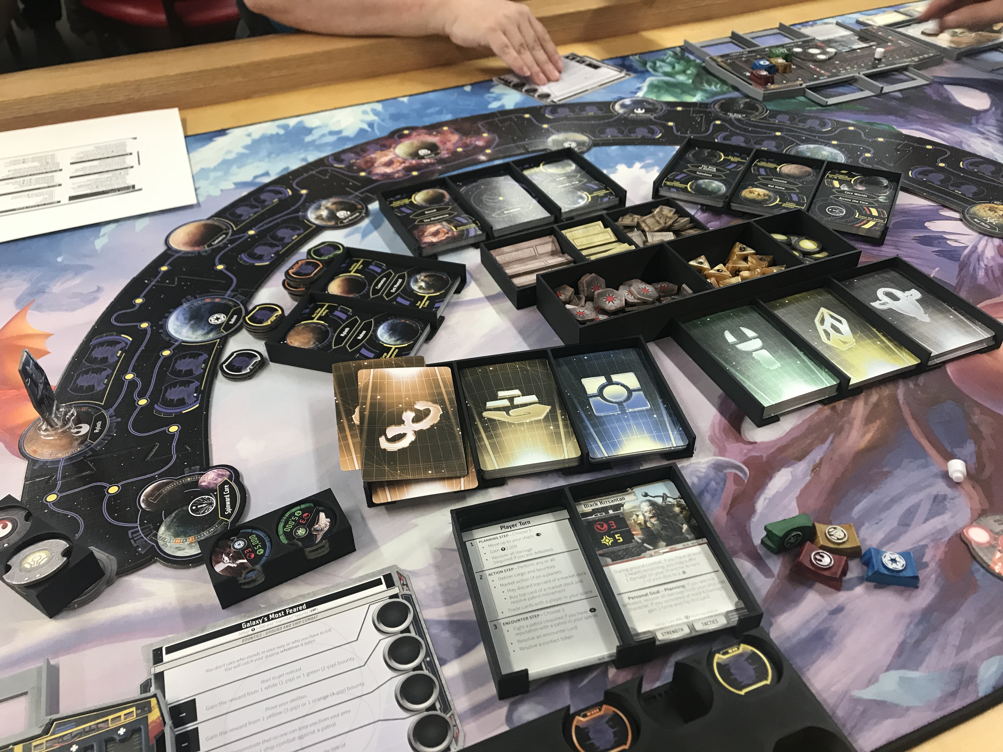 Star Wars Outer Rim (and Unfinished Business) Board Game Insert
