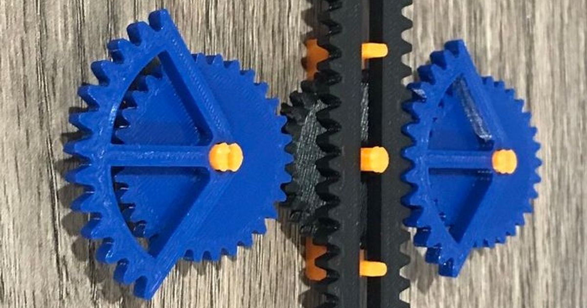 Rotation to Linear Motion Mechanical Movement 123 Fully 3D