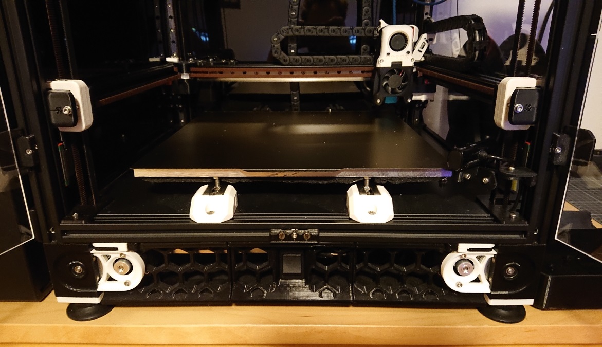 Voron 2.4 bed frame brackets 2020 extrusion