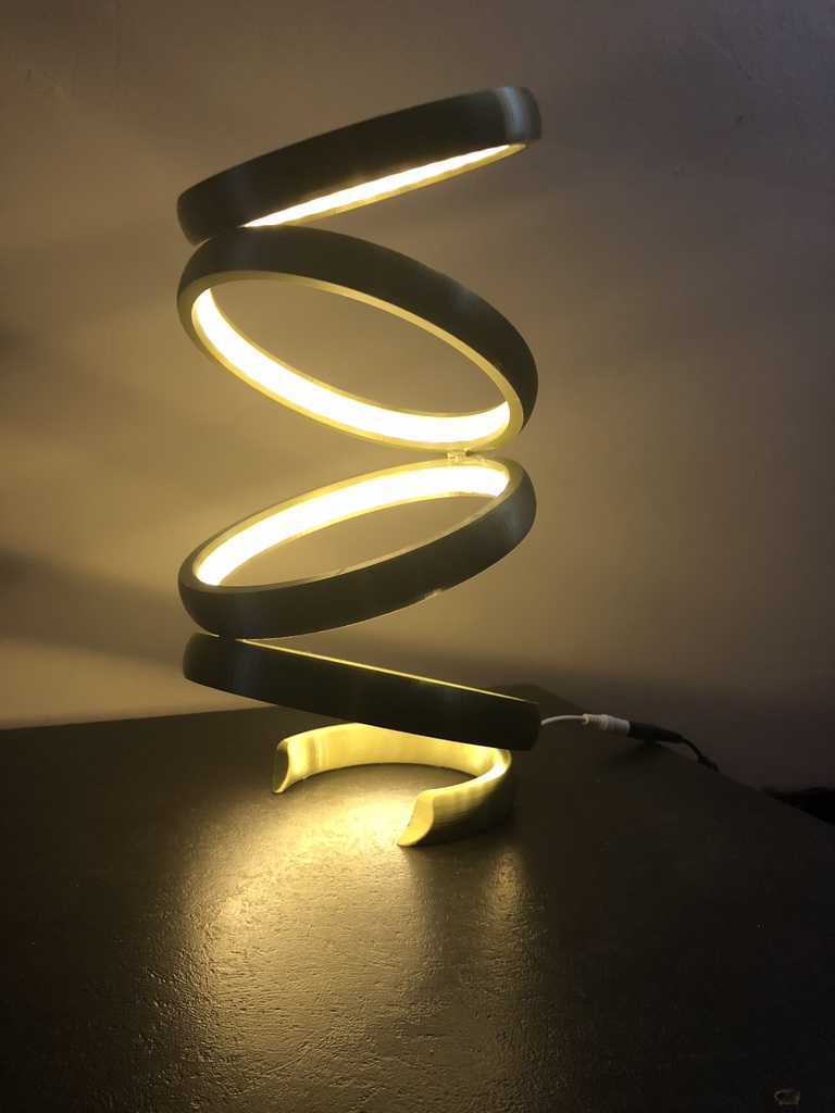 Miniatura 2 do modelo 3D LED Ring Lamp (esp, wifi)