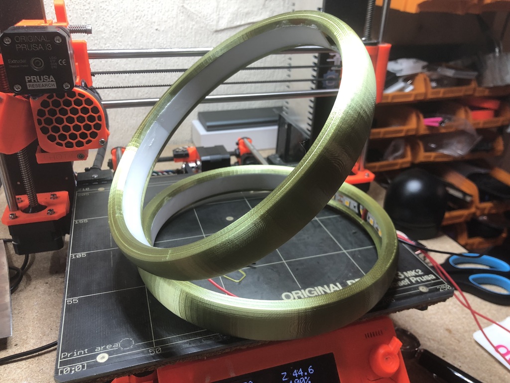Miniatura 4 do modelo 3D LED Ring Lamp (esp, wifi)