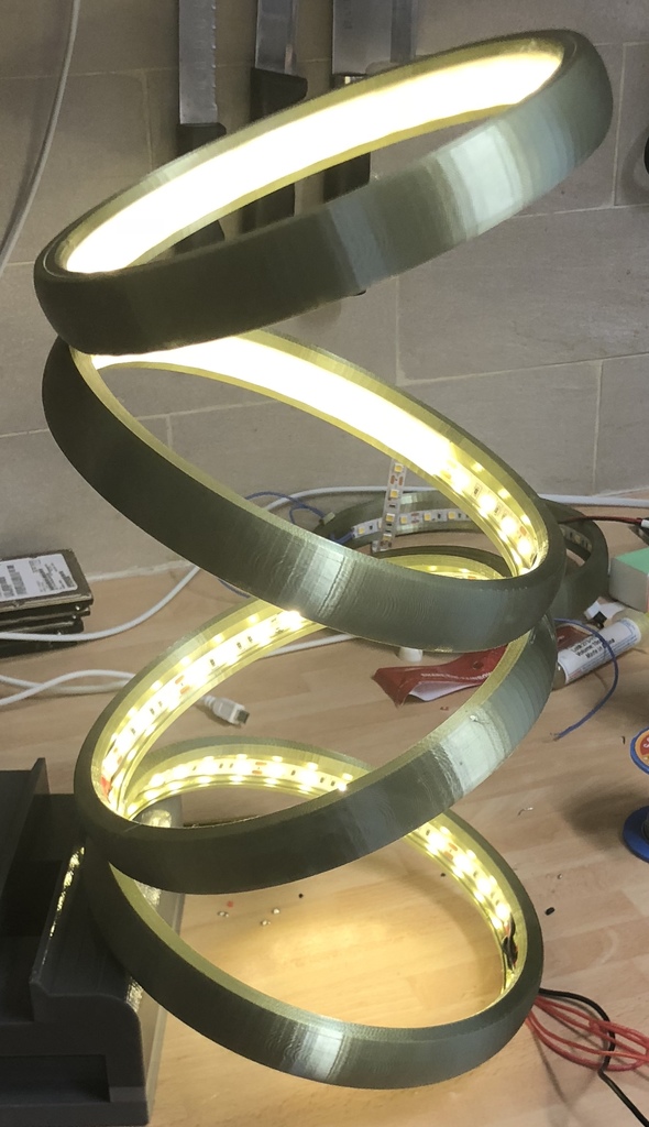 Miniatura 7 do modelo 3D LED Ring Lamp (esp, wifi)