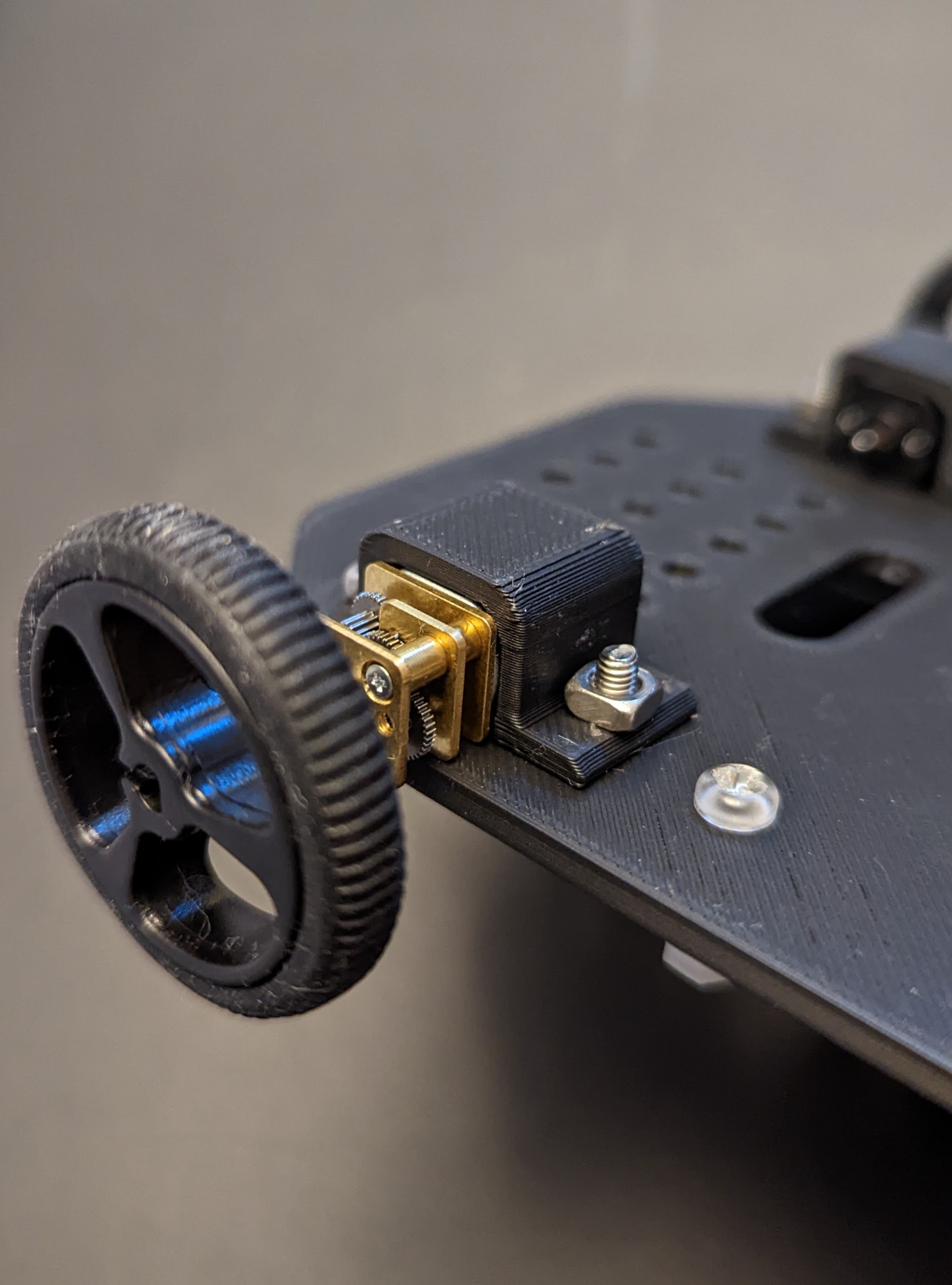 Micro Gearmotor Mounting Bracket by svgeio | Download free STL model ...