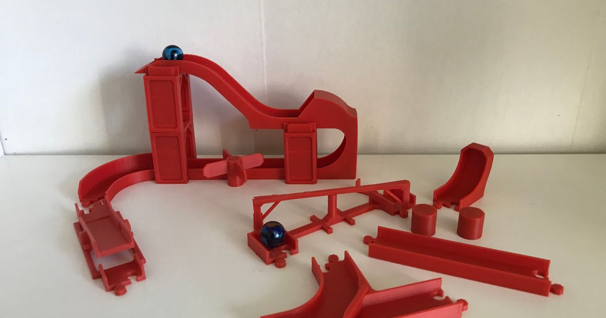 Marble Track Runner by Devin Ho Download free STL model
