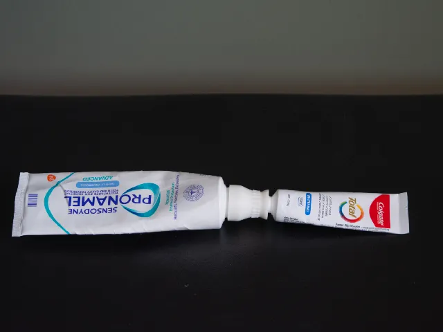 Toothpaste Refill Adapter - Sensodyne Tube & Travel Colgate Tube