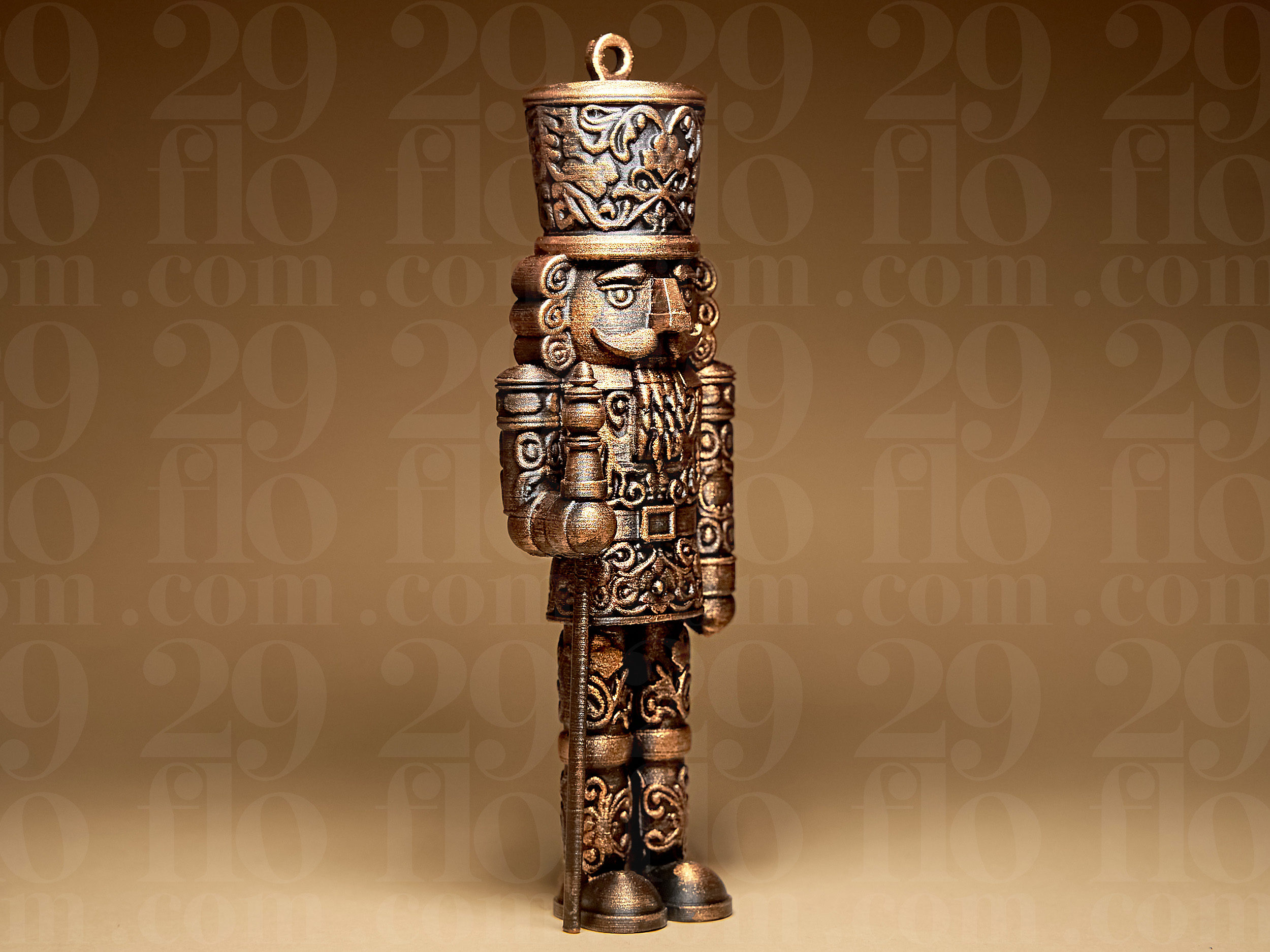 Miniatura 2 do modelo 3D Nutcracker Christmas Ornament