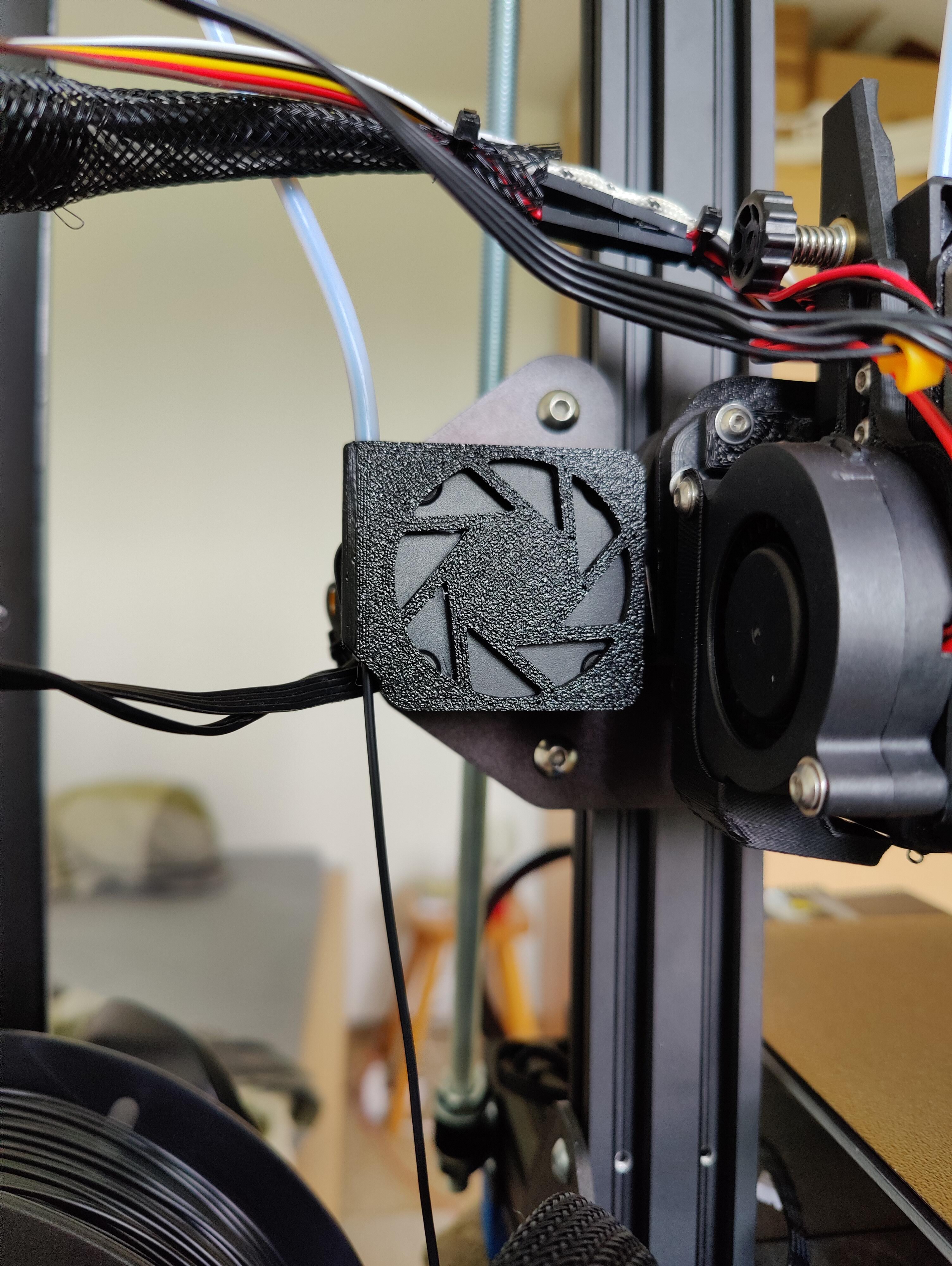 QR cover with reversebowden adapter Ender 3