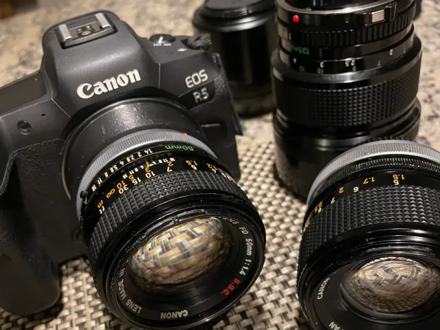 Canon FD to RF adapter