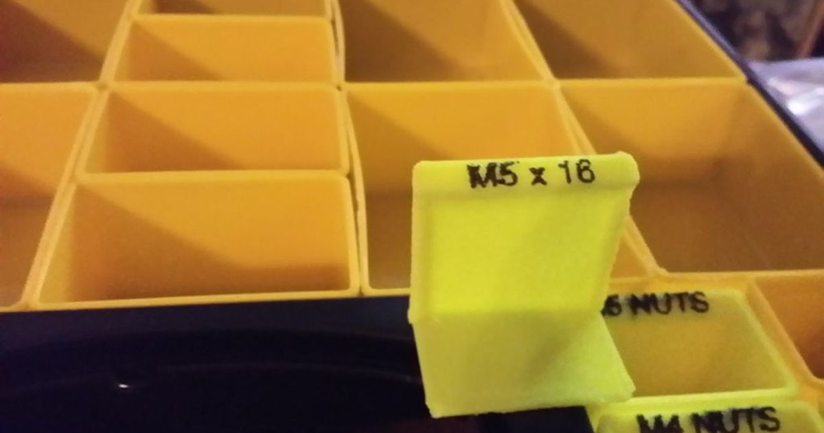 Organizer Tray / Box for Harbor Freight organizer by MendingThings