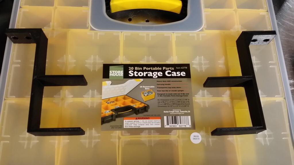 Harbor Freight Organizer Brackets by MendingThings Download free STL