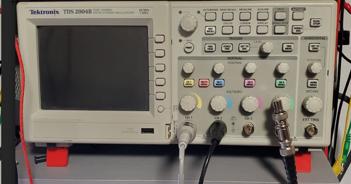 Tektronix TDS Oscilloscope Feet by Uilnaydar Download free STL model