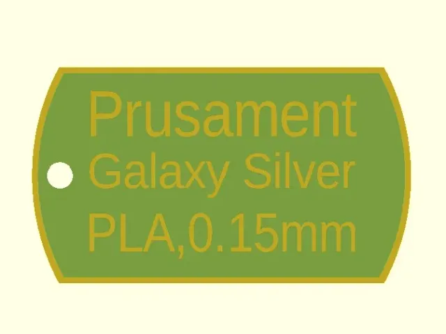 Filament Swatch Dog Tag, Customizable, <15mins