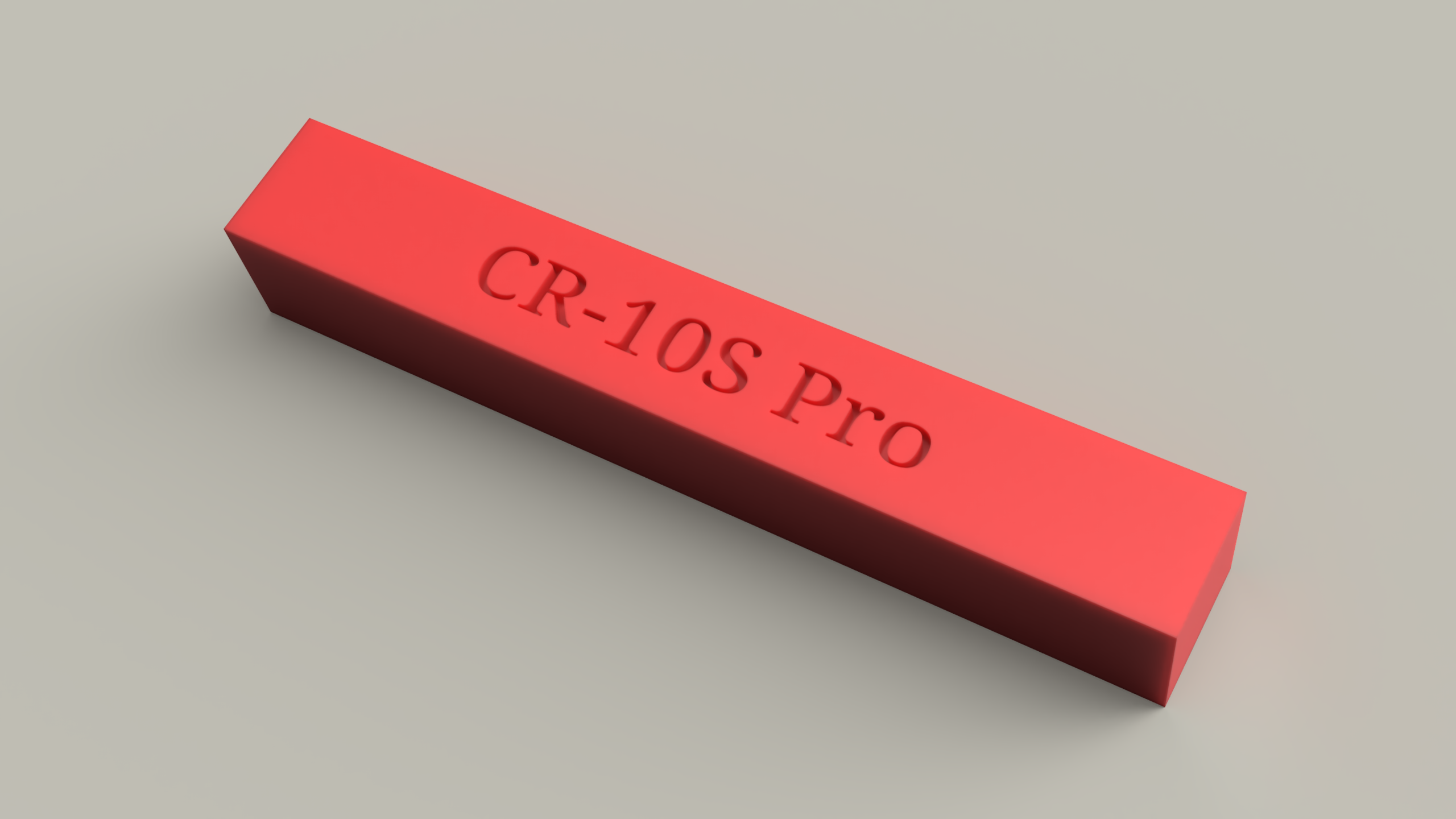 Cr-10s Pro Gantry alignment tool block