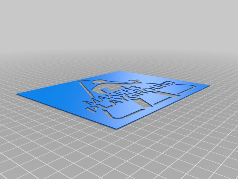 Makers Playground Logo stencil