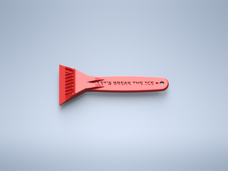 ice scraper | let's break the ice — miniatura 6