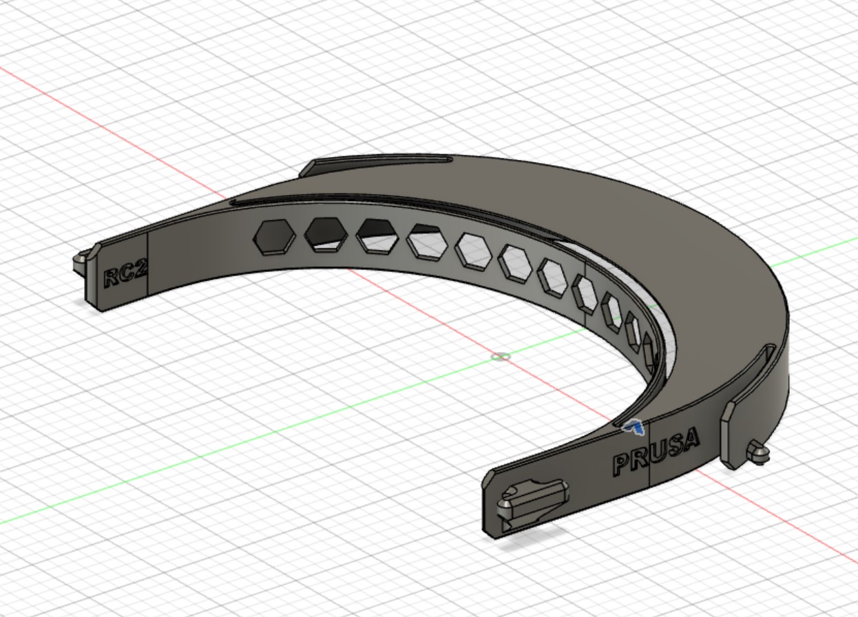 Prusa Protective Face Shield - RC2 (with Covered Brow)