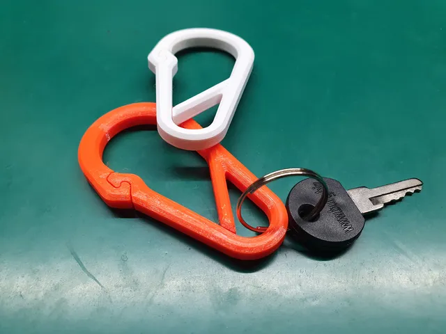 🔏 Partitioned Carabiner + lock hook