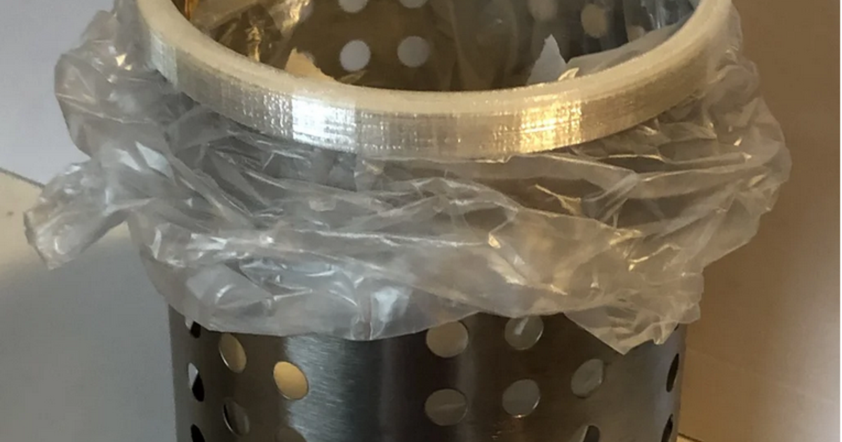IKEA ORDNING garbage bag ring by WeirdCan Download free STL model