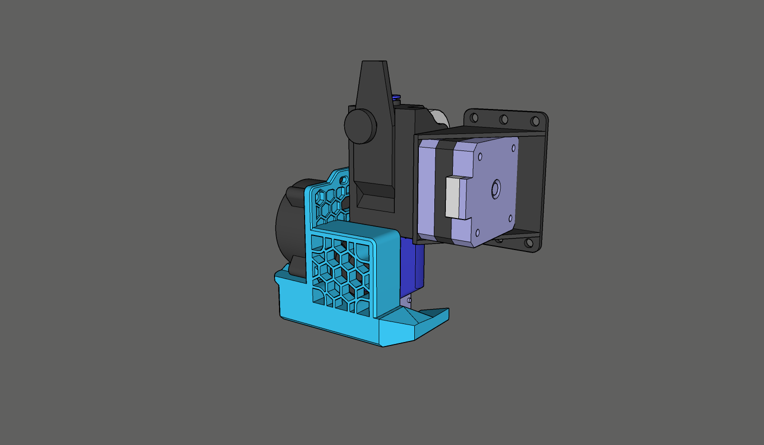 HC fanduct - turbo fan duct add-on for E3DV6 and BMG Bondtech