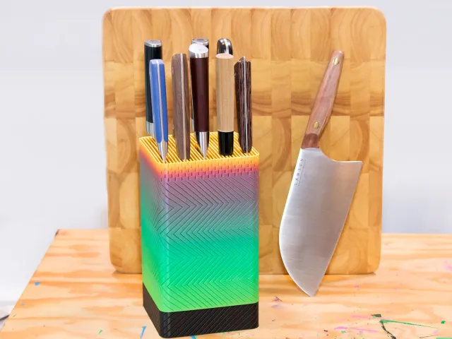 universal knife block (vase mode)