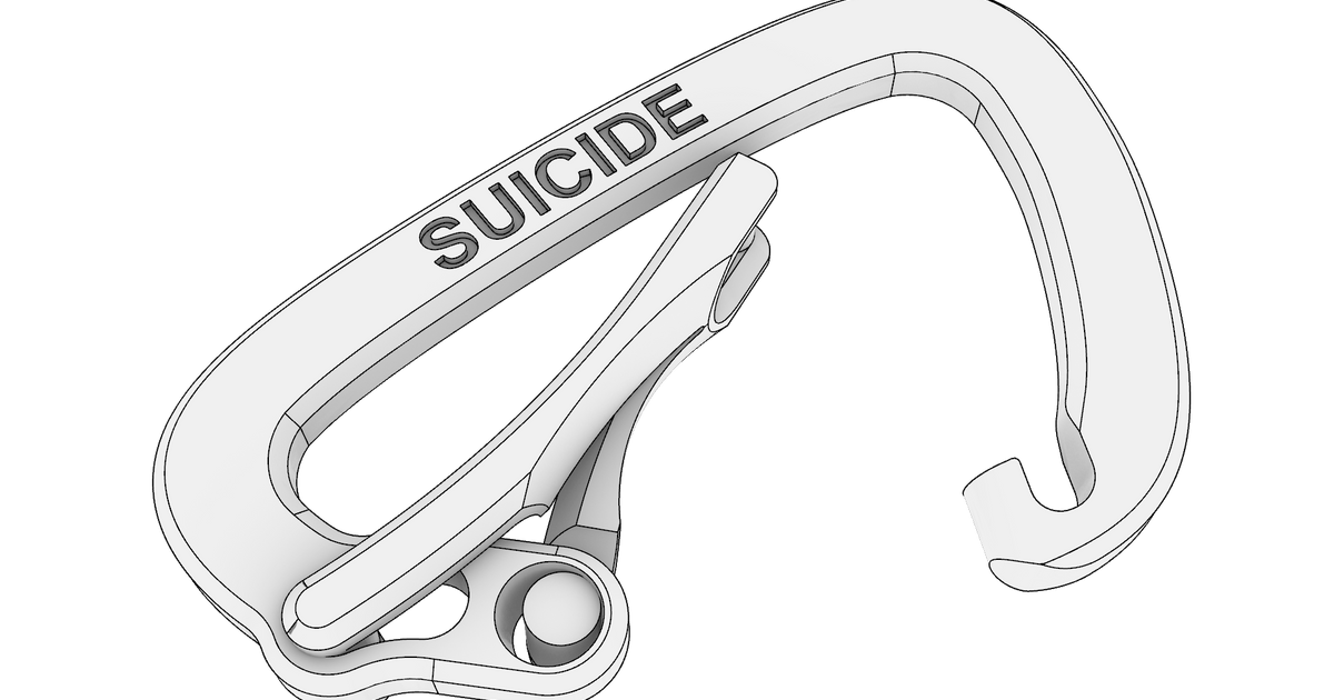 The Suicide Carabiner by n.leinad Download free STL model