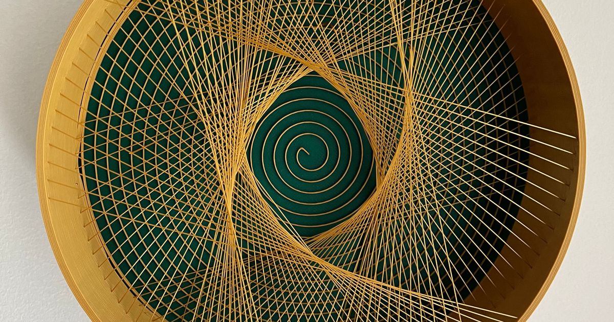 Beautiful String Wall Art by Ozzy The Artist | Download free STL model ...