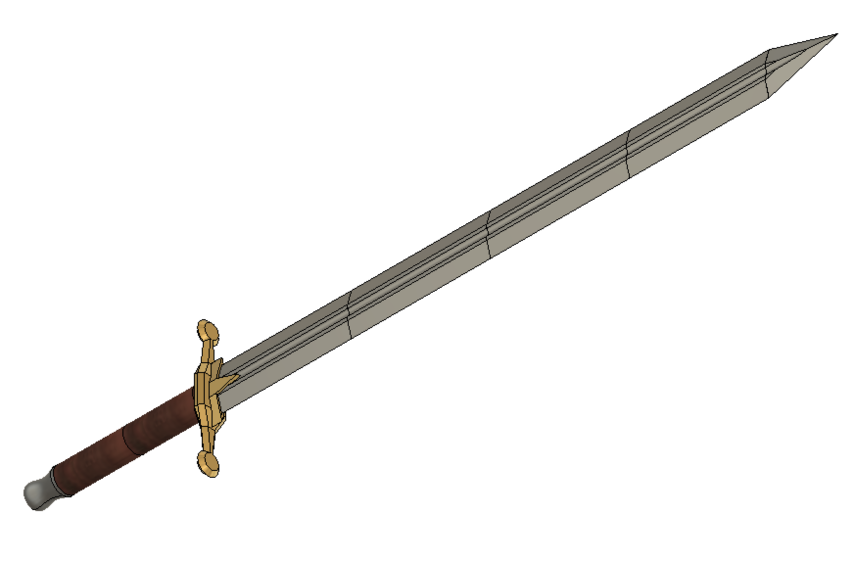 Longsword (multi-part) by TitaniumYuumi | Download free STL model ...