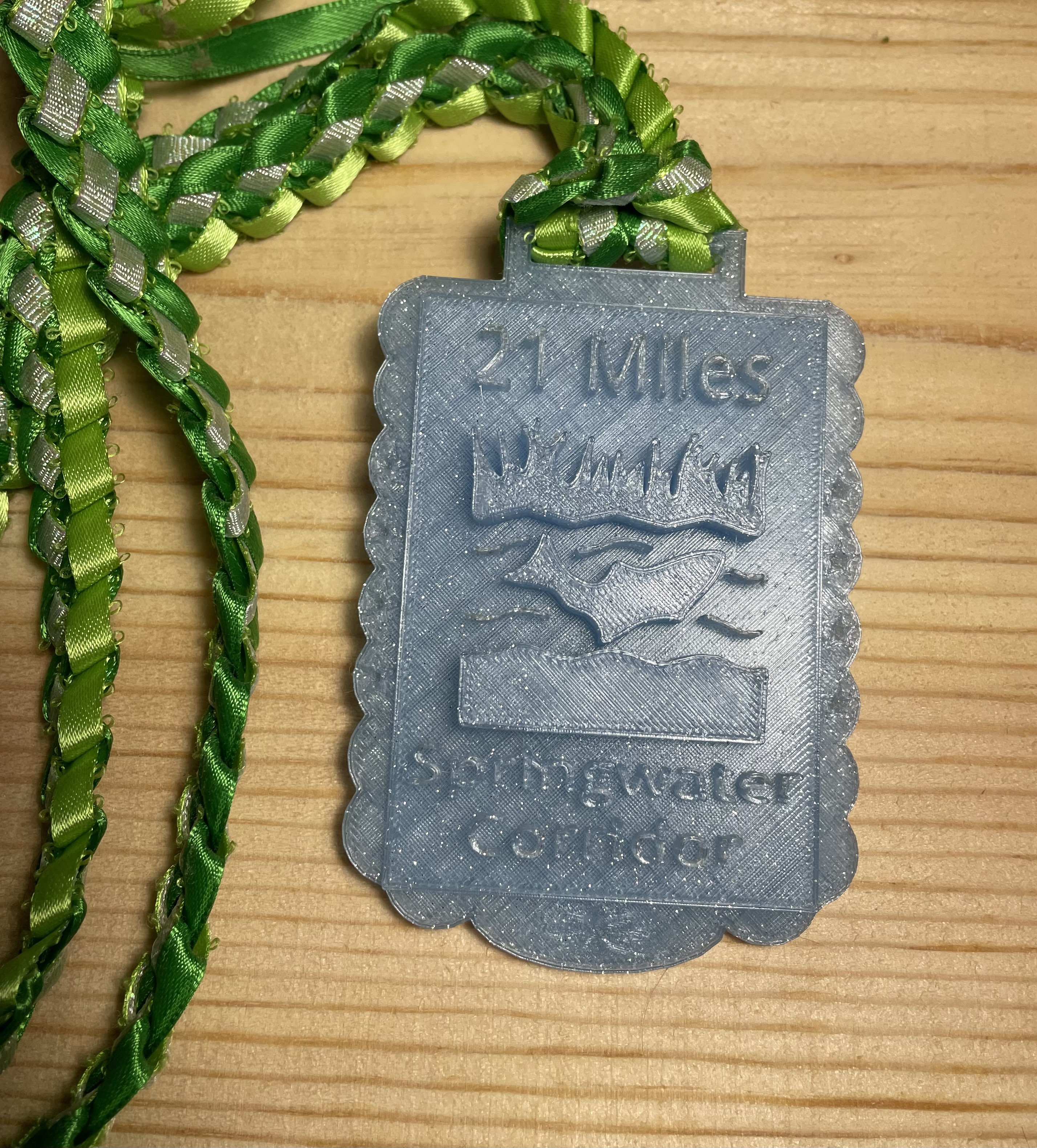 Springwater Corridor 21 Mile Challenge Medal